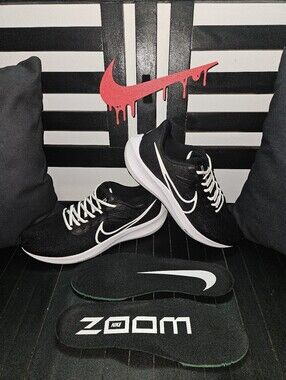 Nike Air Zoom Pegasus 39 'Black White' - Sz 11.5M/13W (DM0164-001)NB,Lace Swap